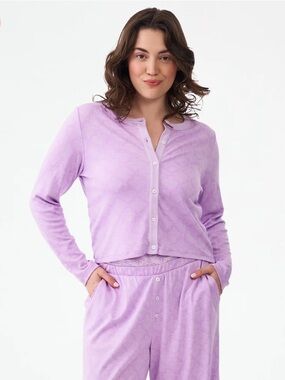 Roller Rabbit Lavender Cardigan Sweater